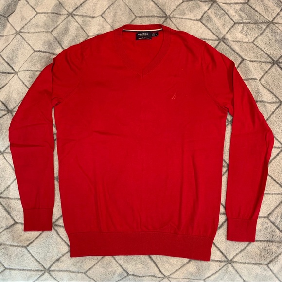 Nautica V-neck pullover Sweater - Picture 1 of 3